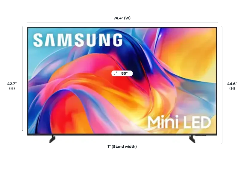85" Class M70H Series Mini LED 4K UHD SamsungVision AI Smart Tizen TV (2026)