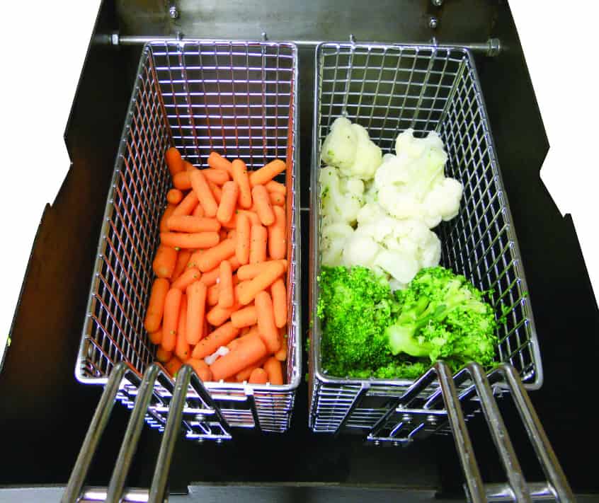 King Kooker 2296 dual-basket V-bottom pot