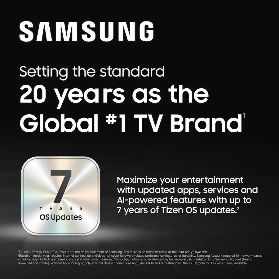 85" Class M70H Series Mini LED 4K UHD SamsungVision AI Smart Tizen TV (2026)