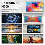 85" Class M70H Series Mini LED 4K UHD SamsungVision AI Smart Tizen TV (2026)