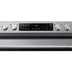 Samsung 30-in Glass Top 5 burners 6.3-cu ft Air Fry Electric Range Fingerprint Resistant