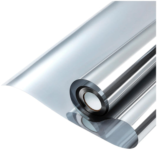 rabbitgoo Window Privacy Film One Way, 17.5" x 78.7", Silver