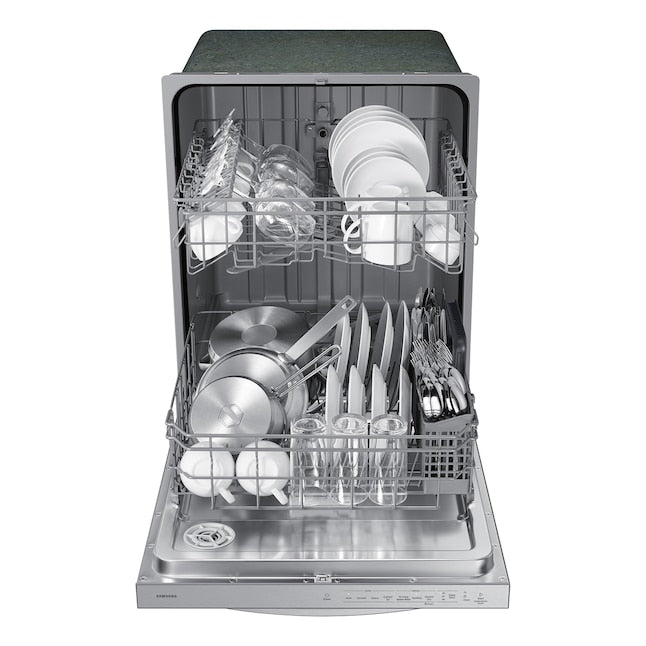 24-in Top Control Built-in Samsung Dishwasher ( Fingerprint Resistant Stainless Steel ) , Hybrid Tub , 53-Decibel