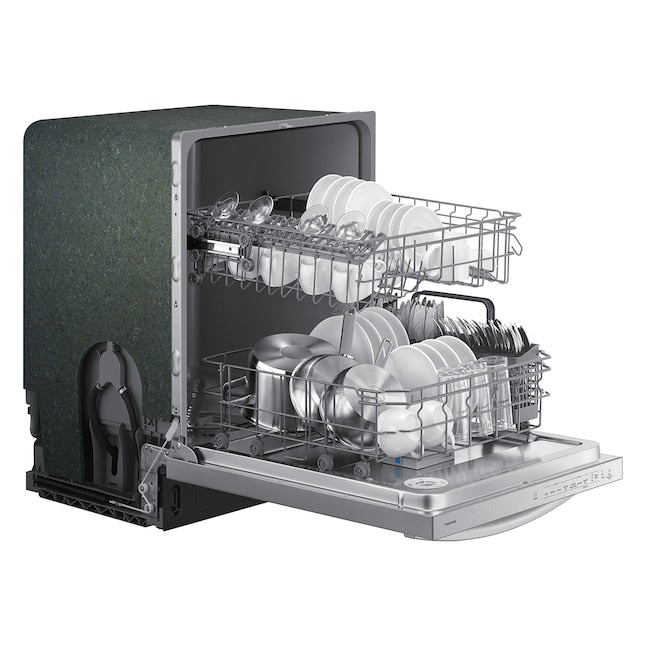 24-in Top Control Built-in Samsung Dishwasher ( Fingerprint Resistant Stainless Steel ) , Hybrid Tub , 53-Decibel
