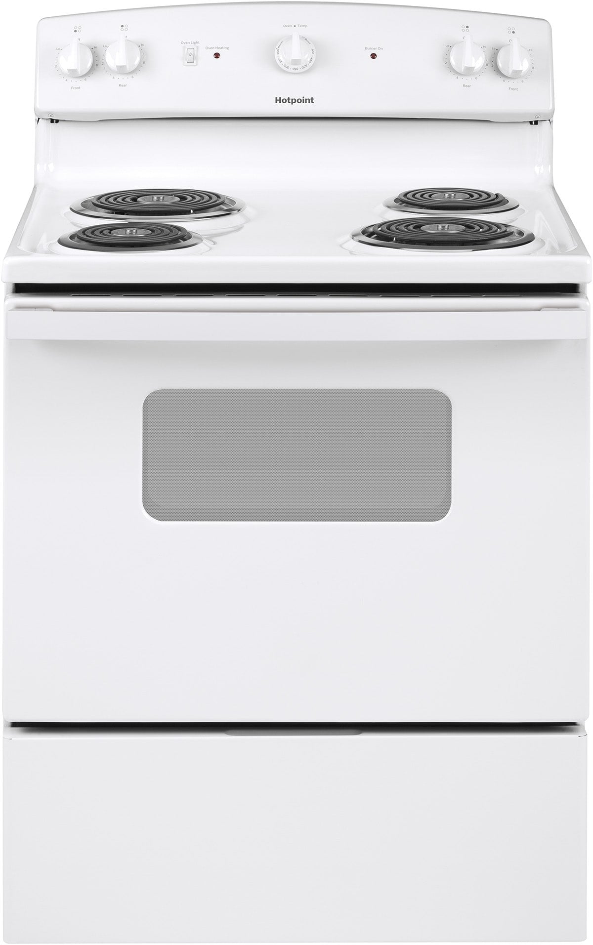 Hotpoint 30-in 4 burners 5.0-cu ft Freestanding Electric Range White