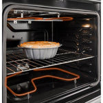 GE 30-in Glass Top 4 burners 5.3-cu ft Freestanding Electric Range Stainless Steel