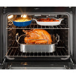 GE 30-in Glass Top 4 burners 5.3-cu ft Freestanding Electric Range Stainless Steel