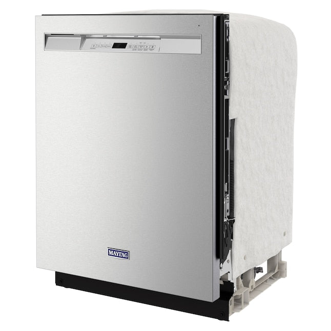Maytag 24 in. Front-Control Dishwasher with Dual Power Filtration - MDB4949SKZ