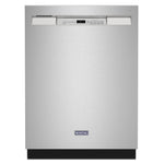 Maytag 24 in. Front-Control Dishwasher with Dual Power Filtration - MDB4949SKZ