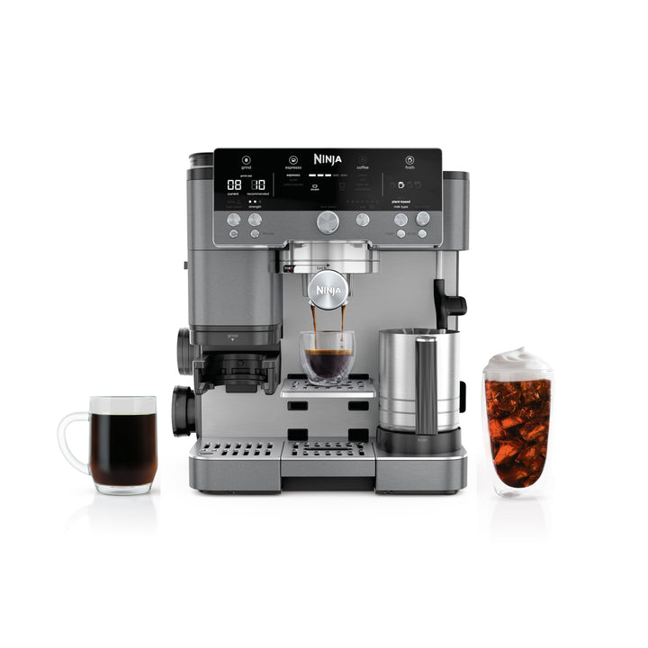 Luxe Café Premier Espresso & Rapid Cold Brew, Gunmetal, ES601GM