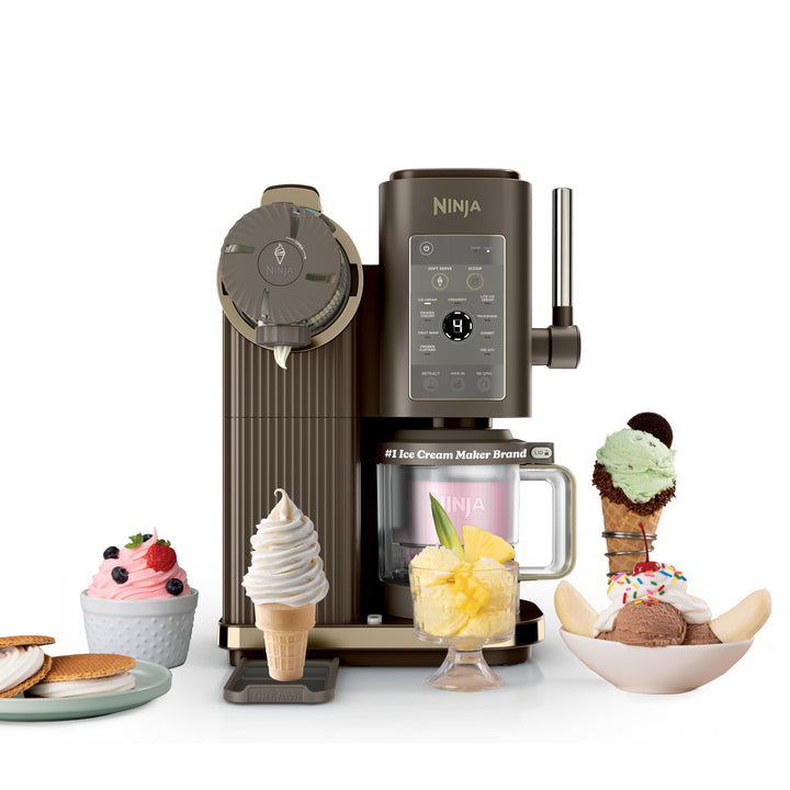 Creami Scoop & Swirl 13-in-1 Ice Cream and Soft Serve Maker, NC701BR