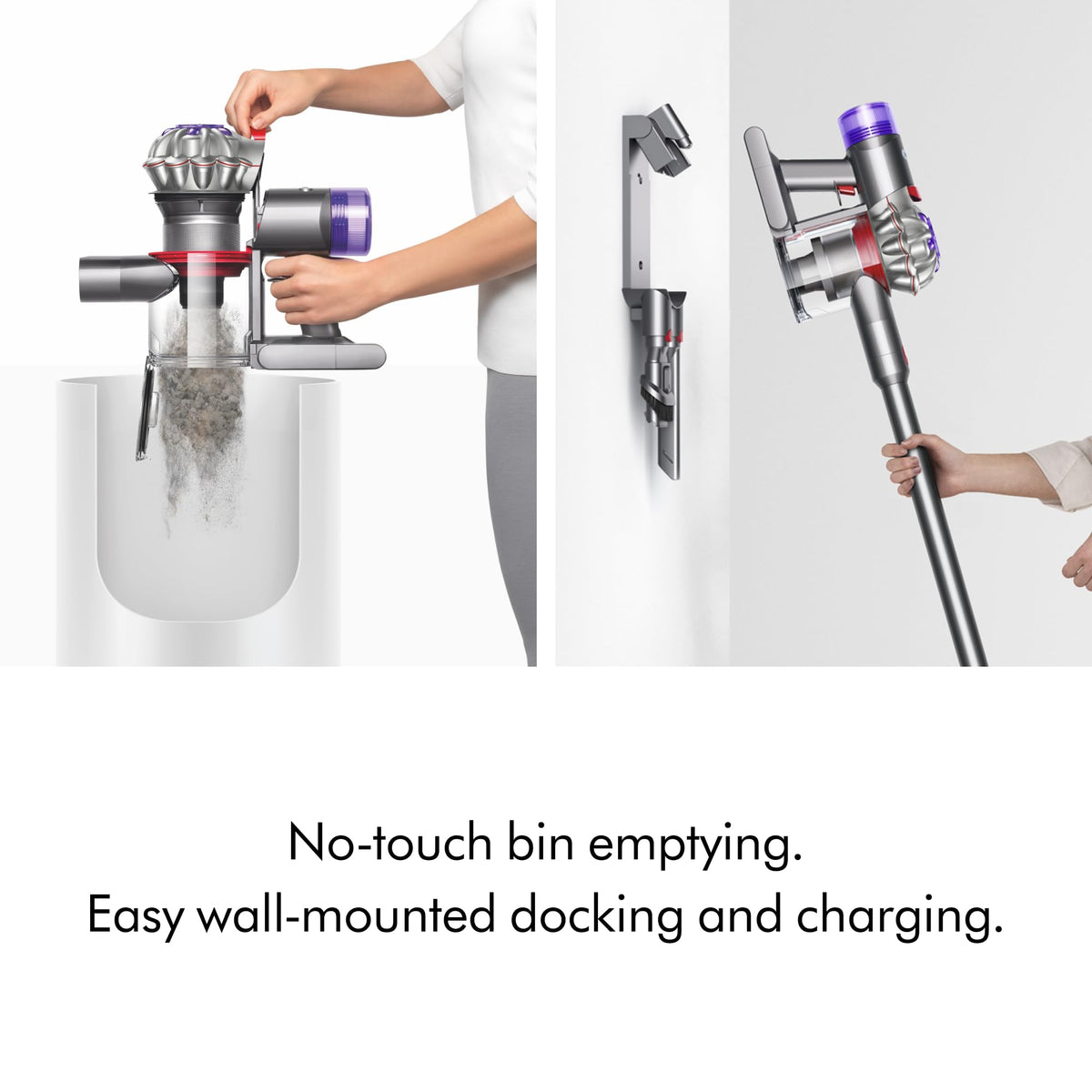 V8 Plus Cordless Vacuum, Cleans Hard Floors and Carpets, Detangles, Converts to Handheld, 115AW, 2 Power Modes, Up to 40 Minutes¹