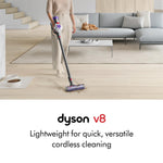 V8 Cordless Vacuum Up to 40 minutes of fade-free 21.6 volts
