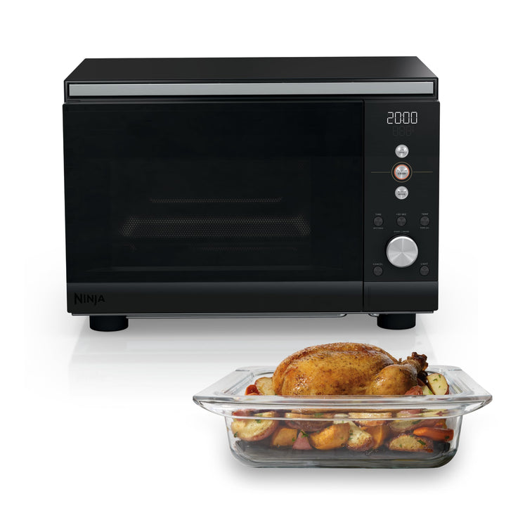 MW101BK1 Crispi Microwave and Air Fryer with FusionCrisp, 0.9 Cu Ft, Black