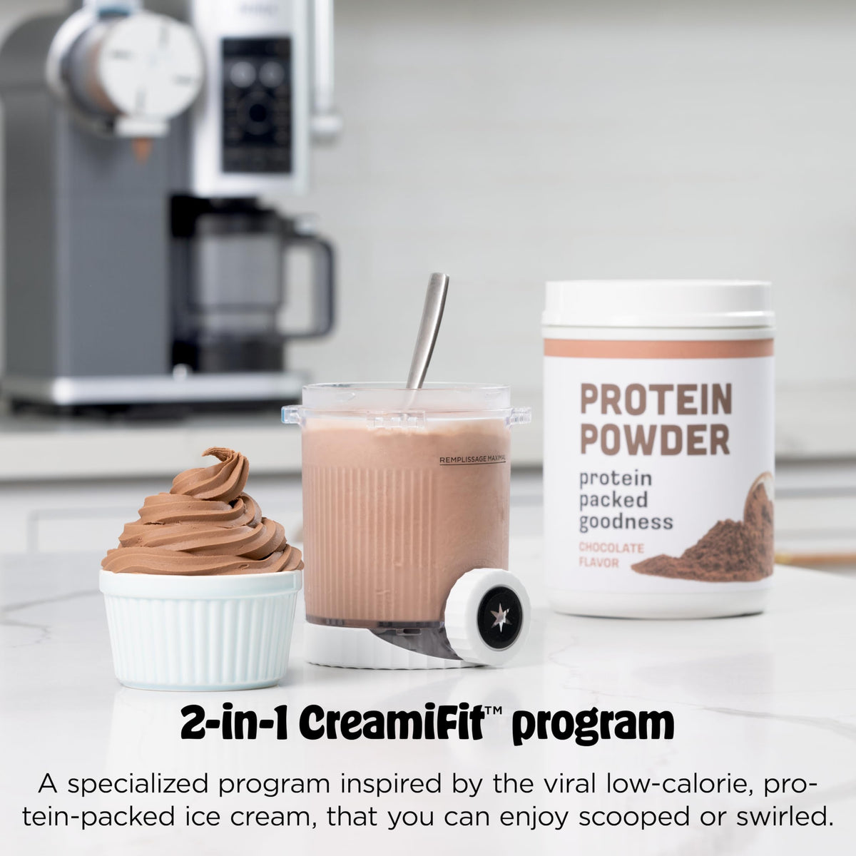 Creami Scoop & Swirl 13-in-1 Ice Cream and Soft Serve Maker, NC701