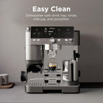 Luxe Café Premier Espresso & Rapid Cold Brew, Gunmetal, ES601GM