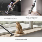 V8 Plus Cordless Vacuum, Cleans Hard Floors and Carpets, Detangles, Converts to Handheld, 115AW, 2 Power Modes, Up to 40 Minutes¹
