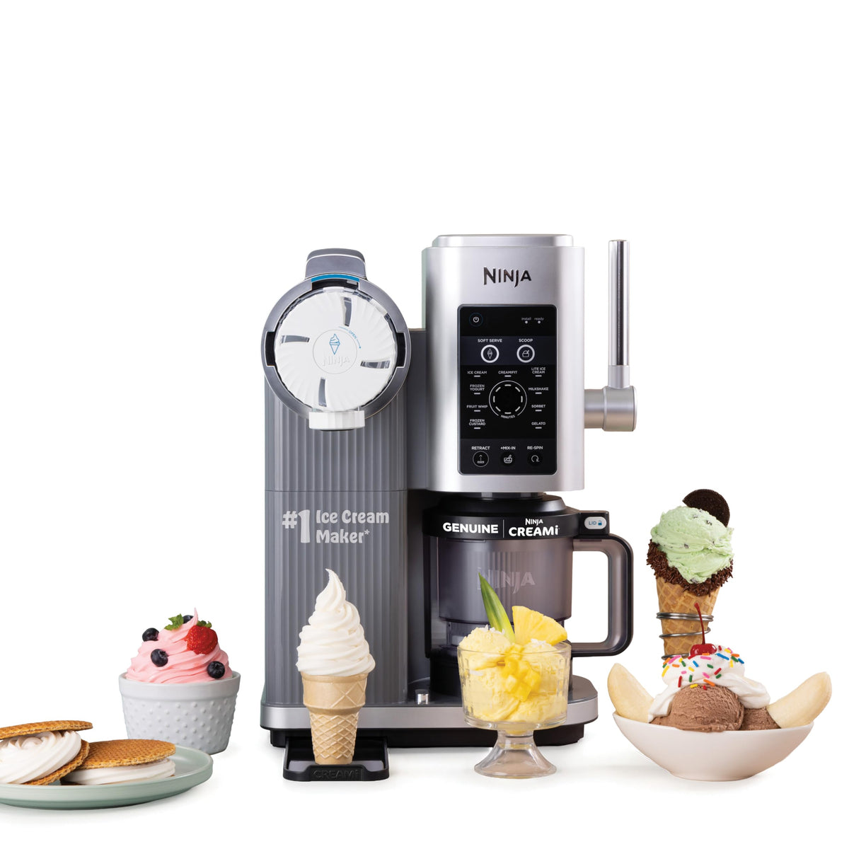 Creami Scoop & Swirl 13-in-1 Ice Cream and Soft Serve Maker, NC701