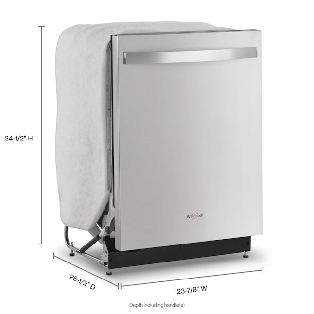 Eco Series 24 in. Top-Control Dishwasher with Third Rack - WDT730HAMZ