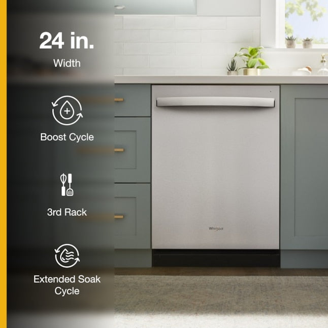Eco Series 24 in. Top-Control Dishwasher with Third Rack - WDT730HAMZ