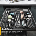 Eco Series 24 in. Top-Control Dishwasher with Third Rack - WDT730HAMZ