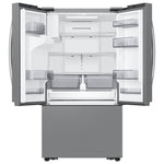 Bespoke AI 26 cu. ft. Counter-Depth 3-Door French Door Refrigerator with Sphere Ice - RF70F27SER