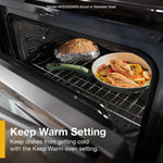 Whirlpool Flexible Cooktop 30-in Glass Top 4 burners 5.3-cu ft Freestanding Electric Range Stainless Steel
