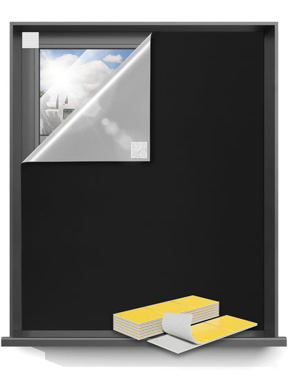Sumobaby 50"x60" Portable Blackout Curtains Blinds for Windows No Drill
