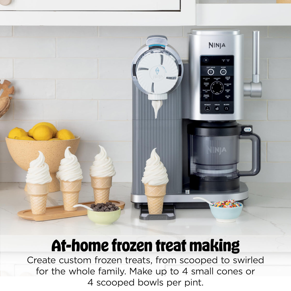 Creami Scoop & Swirl 13-in-1 Ice Cream and Soft Serve Maker, NC701