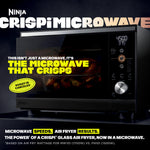 MW101BK1 Crispi Microwave and Air Fryer with FusionCrisp, 0.9 Cu Ft, Black