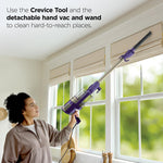 Shark PowerDetect Corded Stick Vacuum, Self-Cleaning, Eggplant, HZ4002