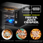 MW101BK1 Crispi Microwave and Air Fryer with FusionCrisp, 0.9 Cu Ft, Black