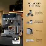 Luxe Café Premier Espresso & Rapid Cold Brew, Gunmetal, ES601GM