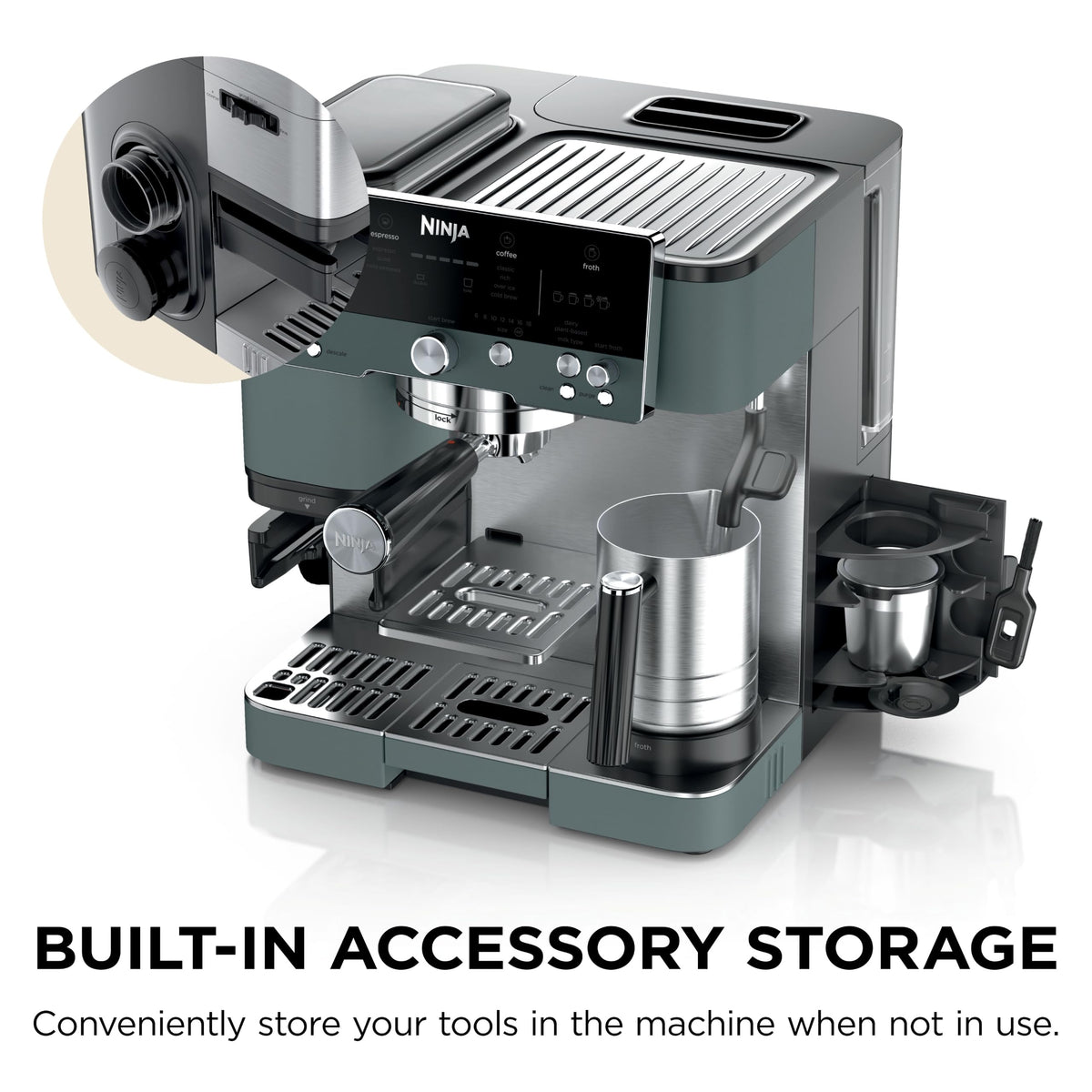 Luxe Café Premier Espresso, Drip Coffee & Cold Brew, Green, ES601GY