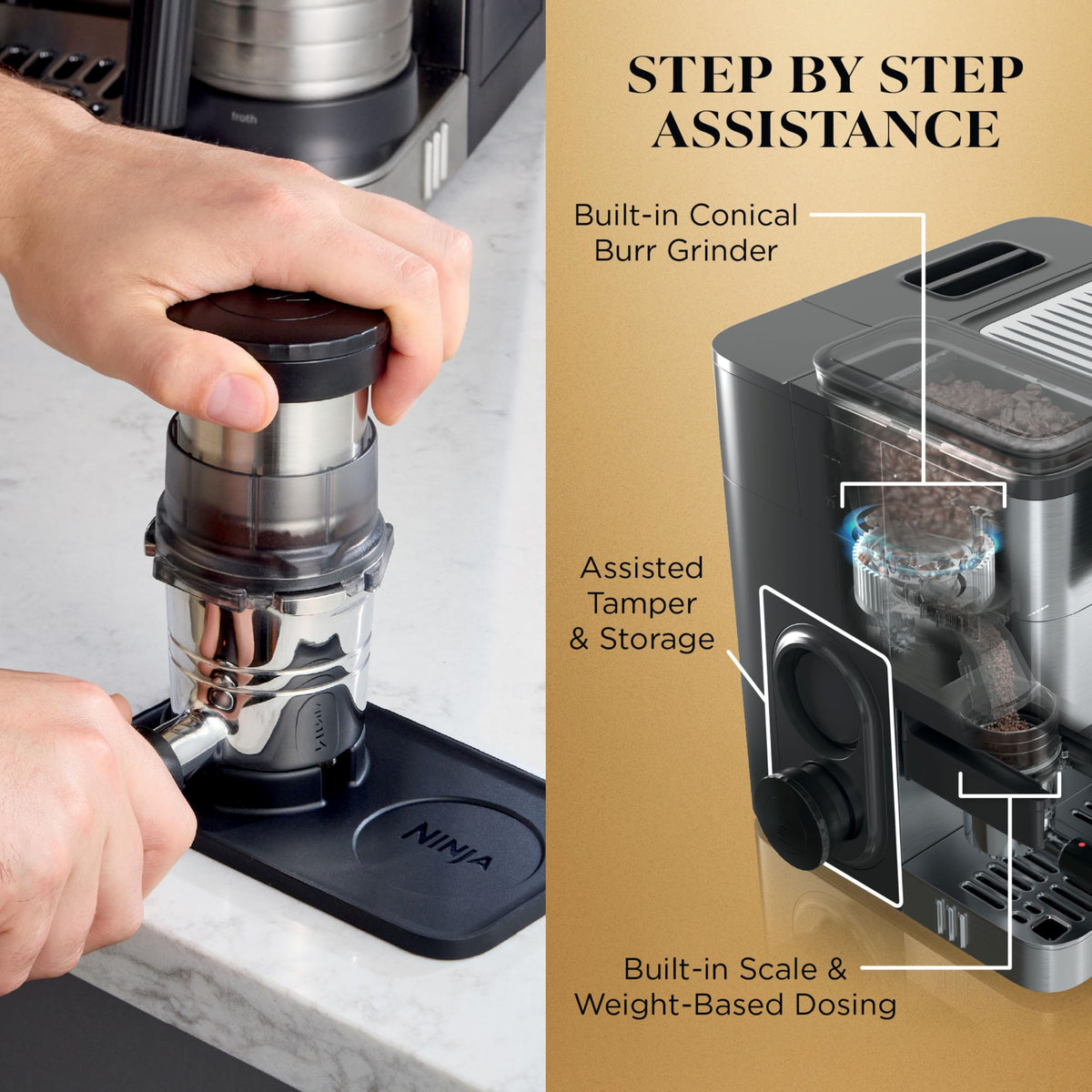 Luxe Café Premier Espresso & Rapid Cold Brew, Cyberspace, ES601CY