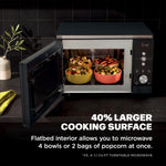 MW101BK1 Crispi Microwave and Air Fryer with FusionCrisp, 0.9 Cu Ft, Black