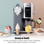 Creami Scoop & Swirl 13-in-1 Ice Cream and Soft Serve Maker, NC701