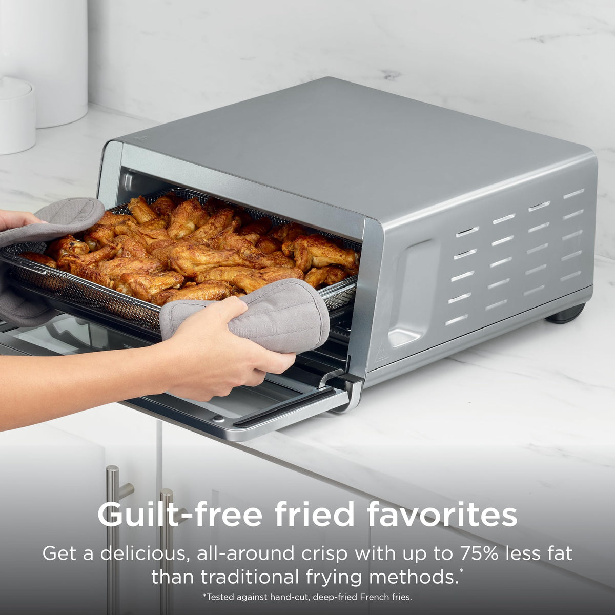 Ninja Flip Toaster Oven & Air Fryer, 8-in-1, Stainless Steel, SP151