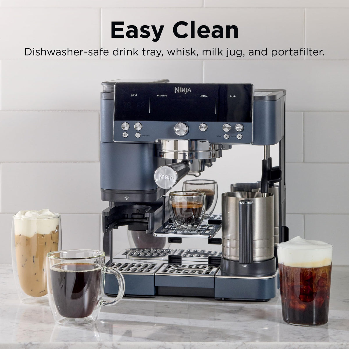 Luxe Café Premier Espresso & Rapid Cold Brew, Cyberspace, ES601CY