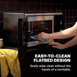 MW101BK1 Crispi Microwave and Air Fryer with FusionCrisp, 0.9 Cu Ft, Black
