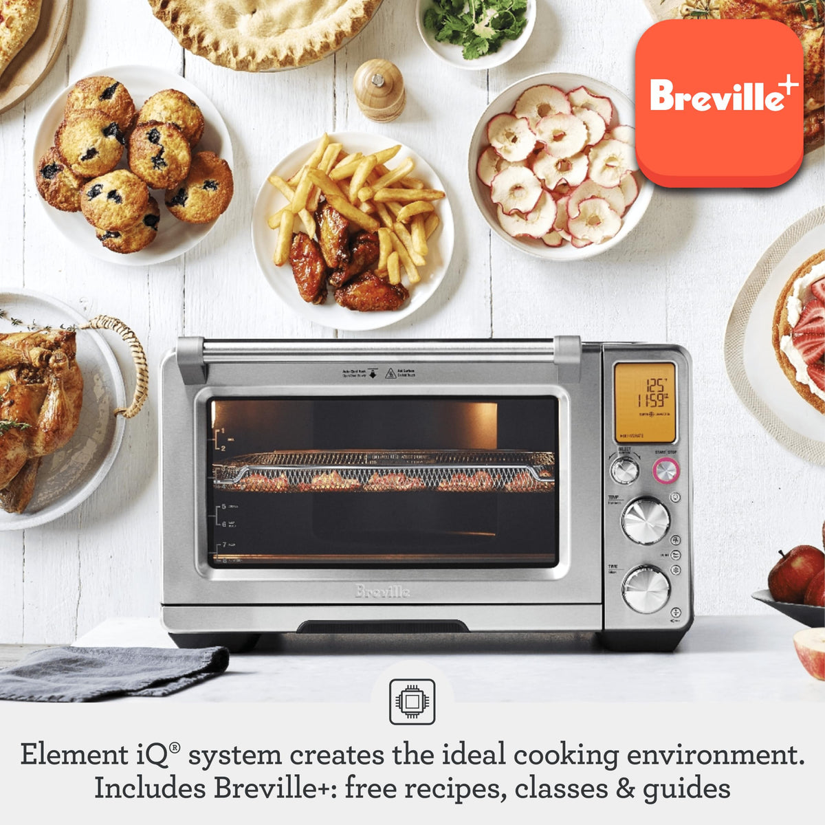 BOV900BSS Smart Oven Air Fryer Pro, Brushed Stainless Steel