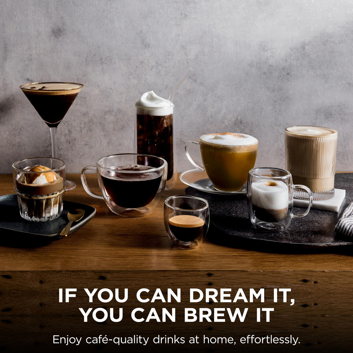 Luxe Café Premier Espresso, Drip Coffee & Cold Brew, Green, ES601GY