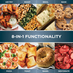 Ninja Flip Toaster Oven & Air Fryer, 8-in-1, Stainless Steel, SP151