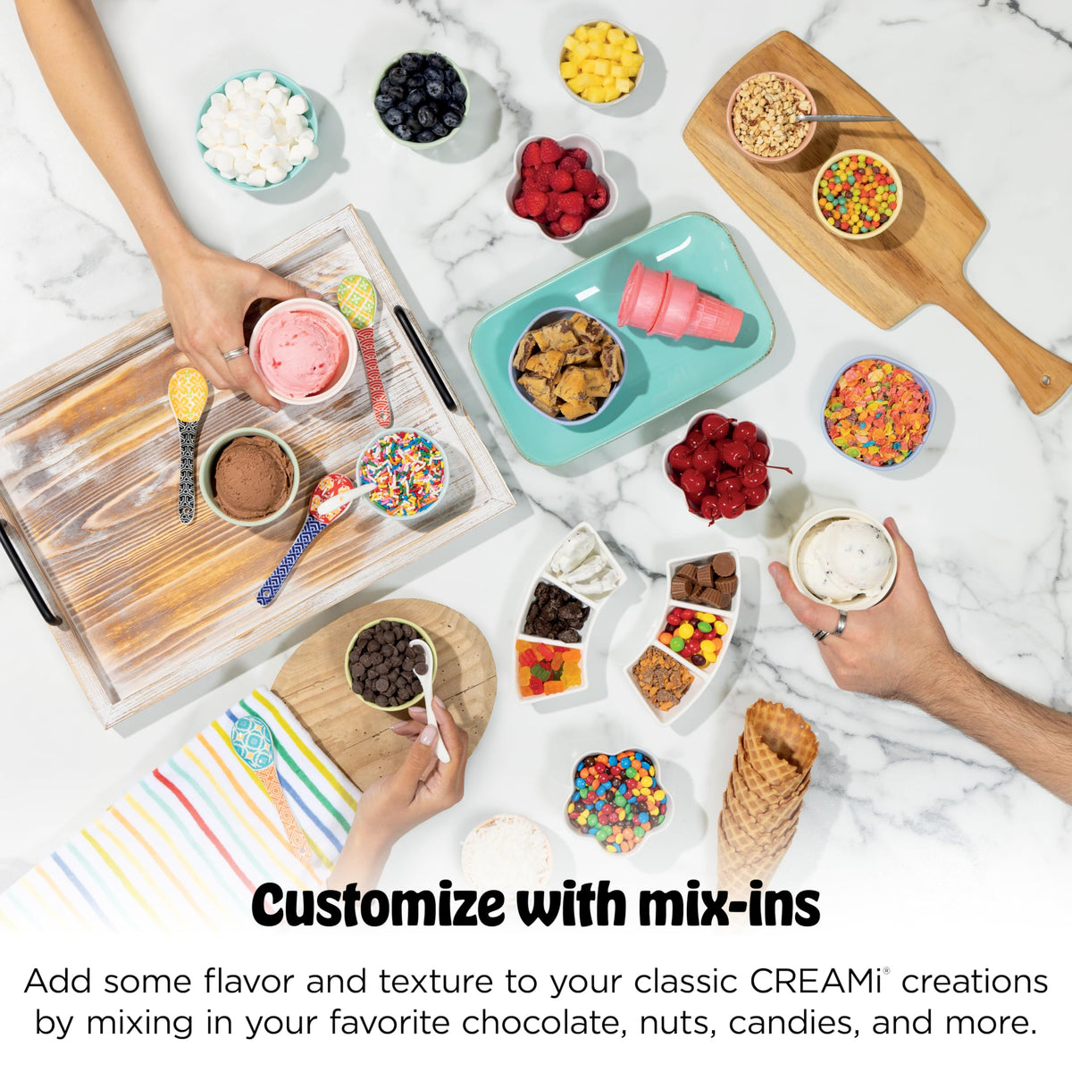Creami Scoop & Swirl 13-in-1 Ice Cream and Soft Serve Maker, NC701