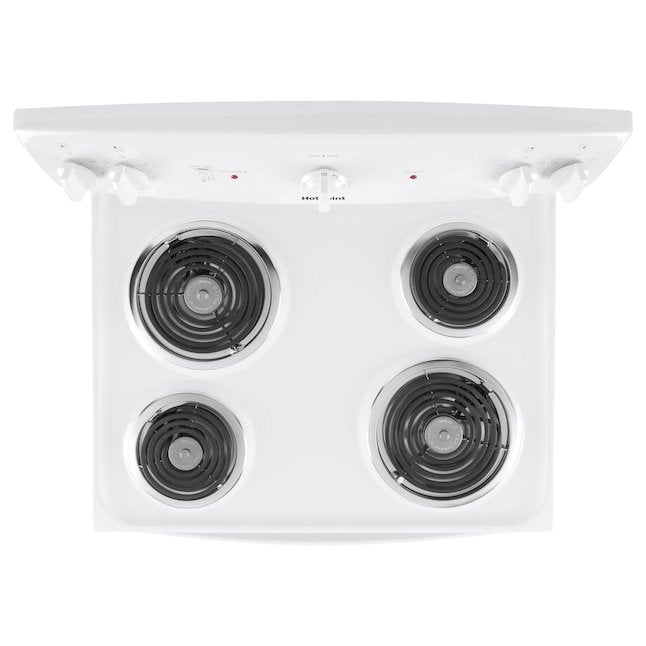 Hotpoint 30-in 4 burners 5.0-cu ft Freestanding Electric Range White