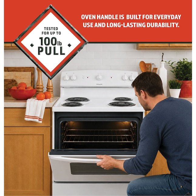Hotpoint 30-in 4 burners 5.0-cu ft Freestanding Electric Range White