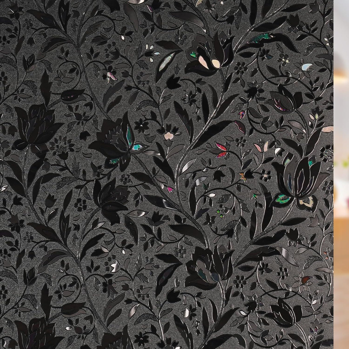 Black Privacy Cling 17.5" x 78.7"