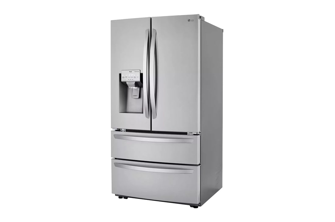 LG LRMXS2806S refrigerator, opposite angled view